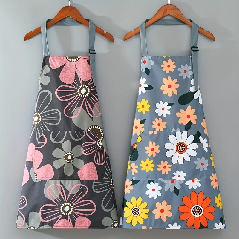 Kitchen Gadgets Trending - Cotton Canvas Fashion Waterproof Apron Kitchen
