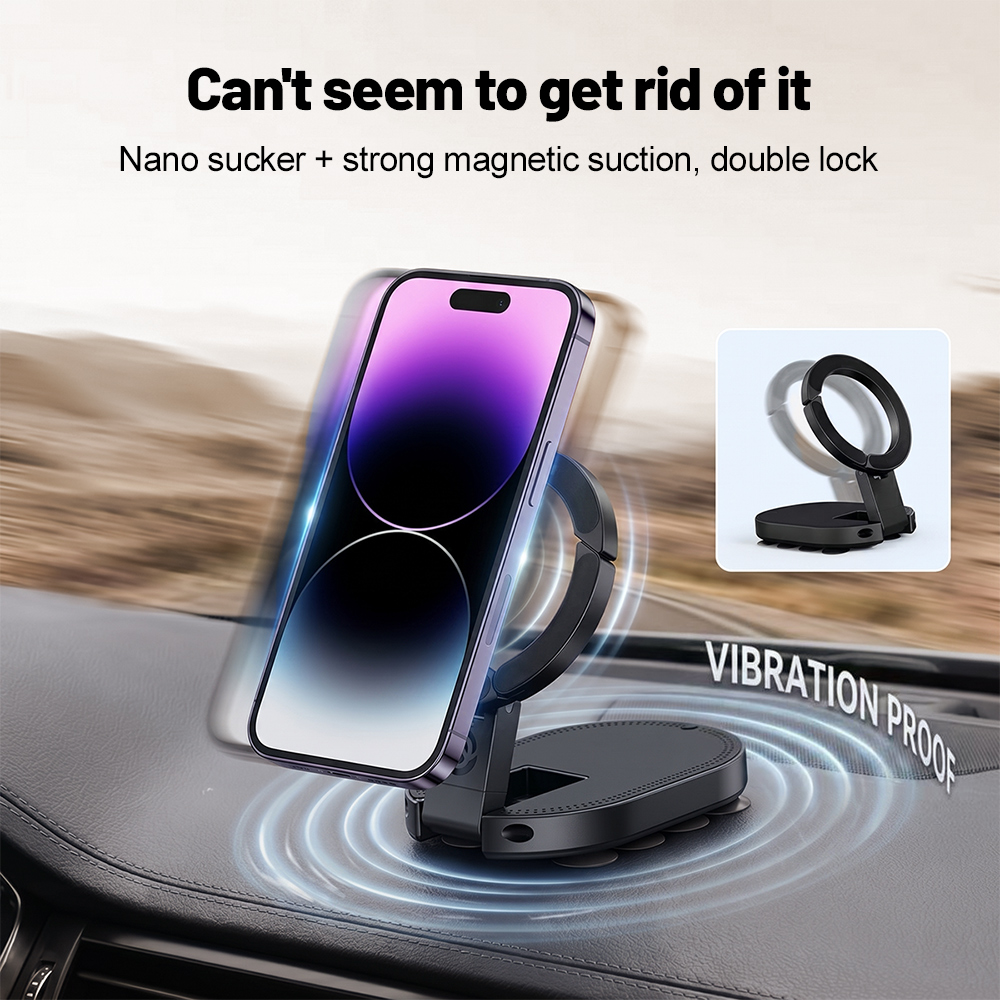 Kitchen Gadgets Usa - 360° Rotation 3‑In‑1 Suction Cup Magnetic