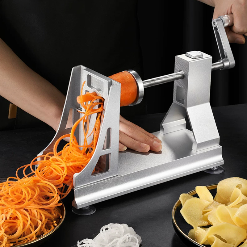 Spiralizer Vegetable Noodle - Metal Vegetable Spiralizer 3 Blades Potato