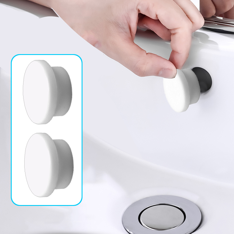 Kitchen Gadgets Wholesale - 2/4/8PC Bathroom Rubber Wash Basin Overflow