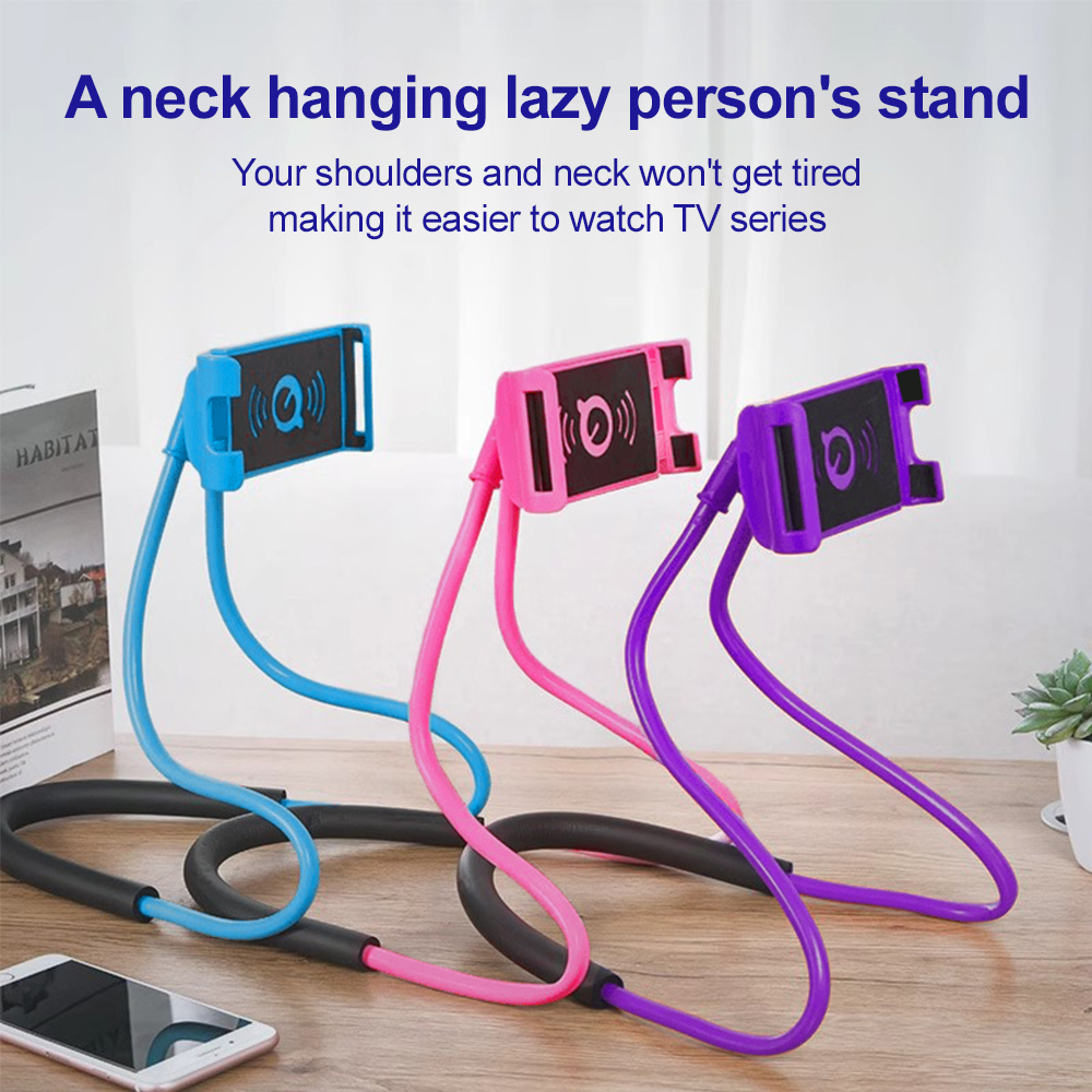 Kitchen Gadgets I Need - Neck Hanging Lazy Phone Stand Flexible