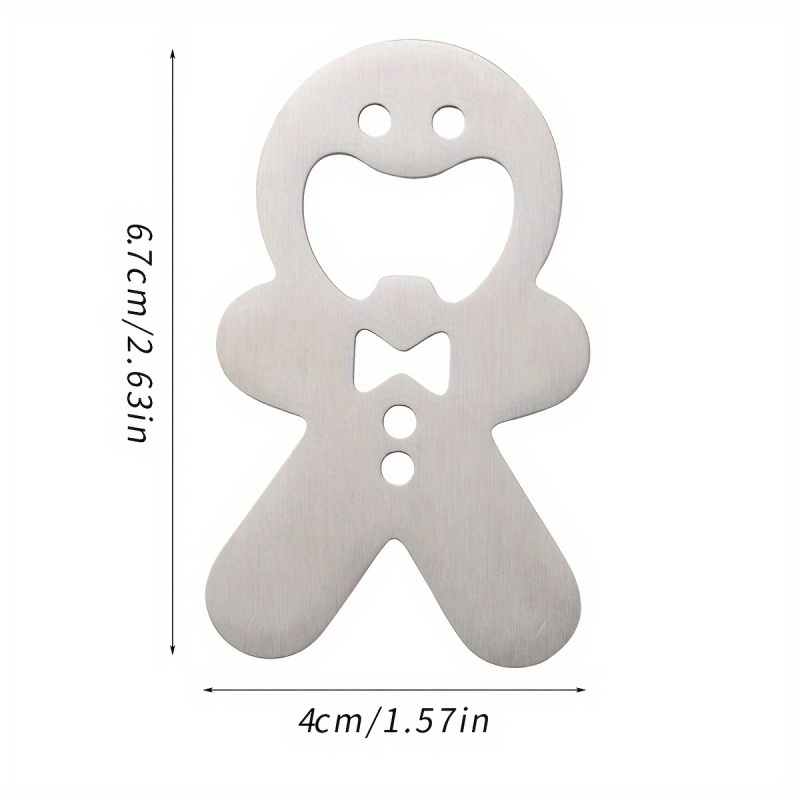 Gingerbread Man Bottle Opener  - огляд і ціна Kitchen Gadgets For Gifts
