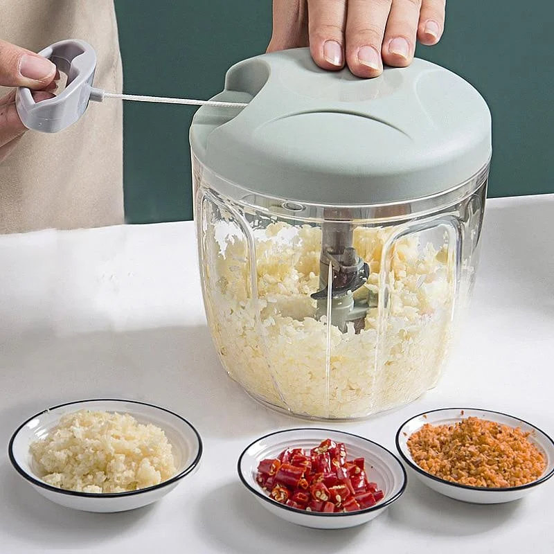 500/900ML Hand Chopper Manual  - огляд і ціна Spiralizer Vegetable Noodle