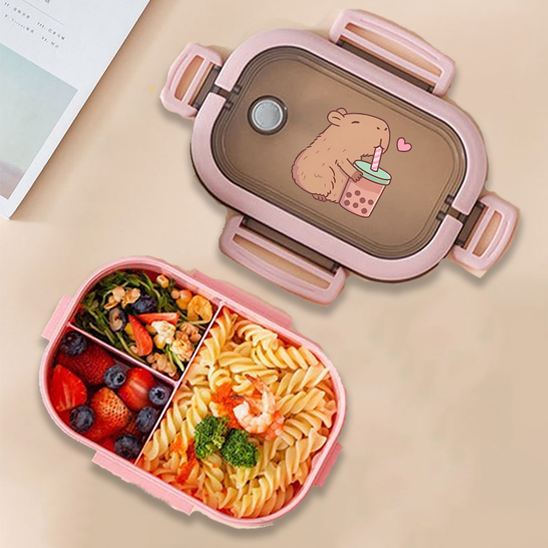Capybara Bento Lunch Box Anime - огляд і ціна Kitchen Gadgets Wholesale