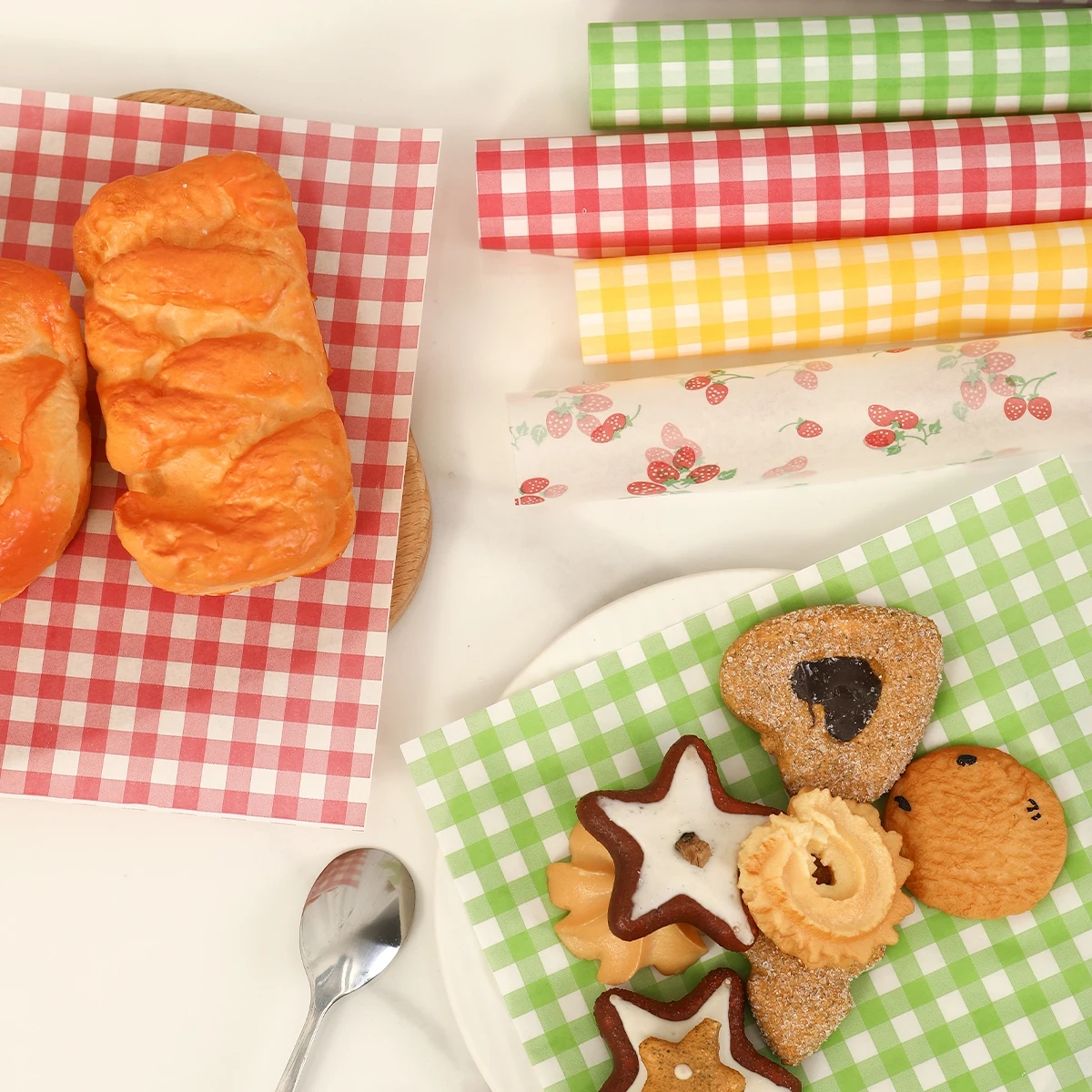 50Pcs Oilproof Wrapping Paper  - огляд і ціна Kitchen Gadgets For Gifts