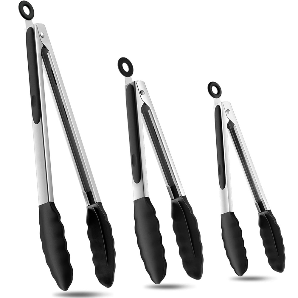 Silicone BBQ Grilling Tongs Ki - огляд і ціна Kitchen Gadgets For Cooking