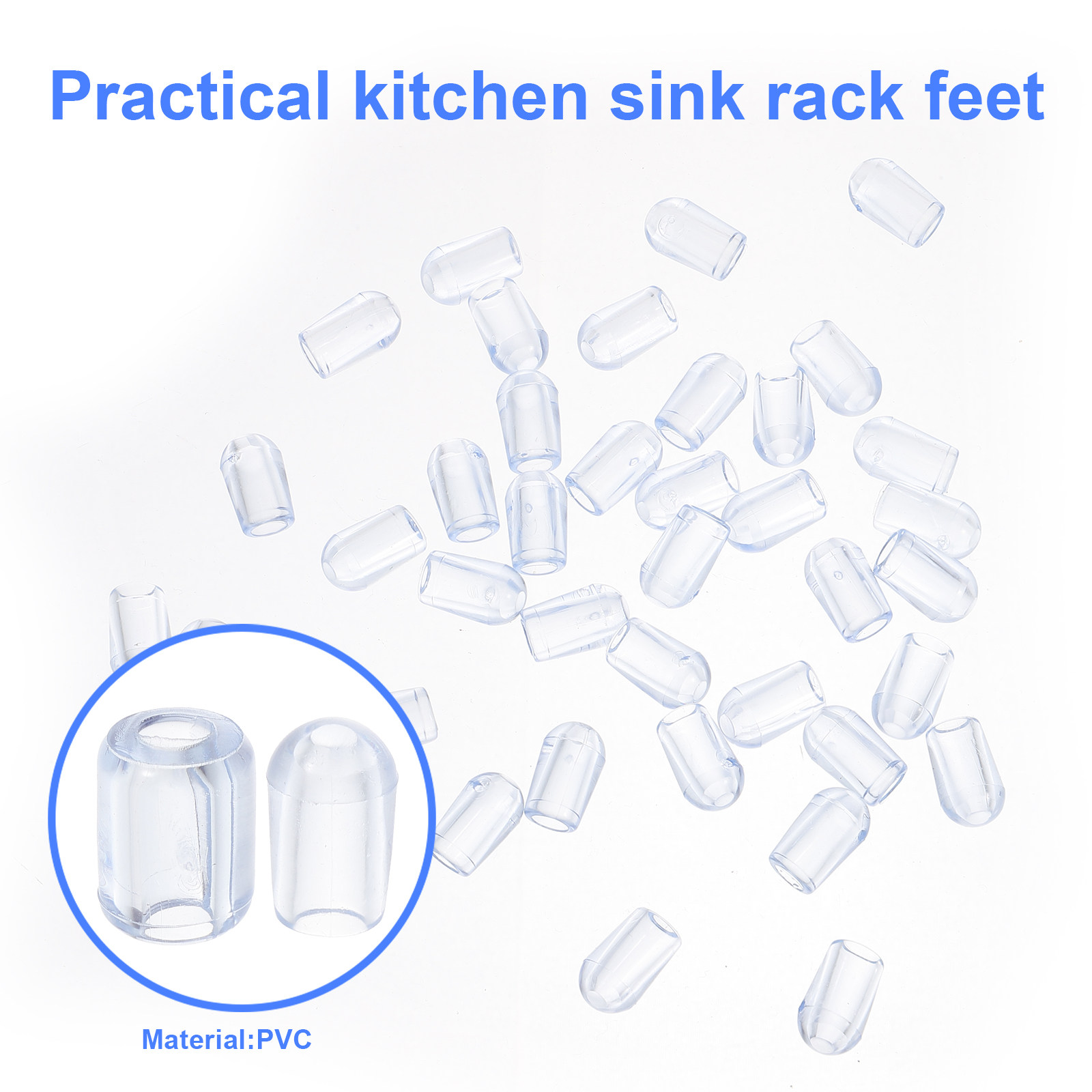 80Pcs Kitchen Sink Grid Feet P - огляд і ціна Kitchen Gadgets Wholesale