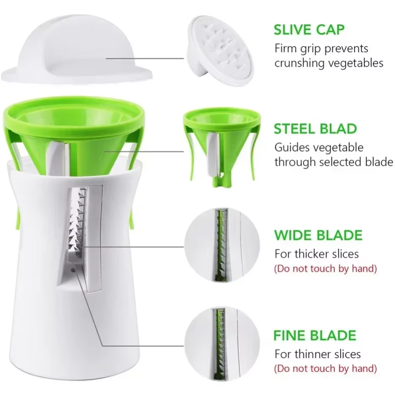 LMETJMA Heavy Duty Spiralizer  - огляд і ціна Spiralizer Vegetable Noodle
