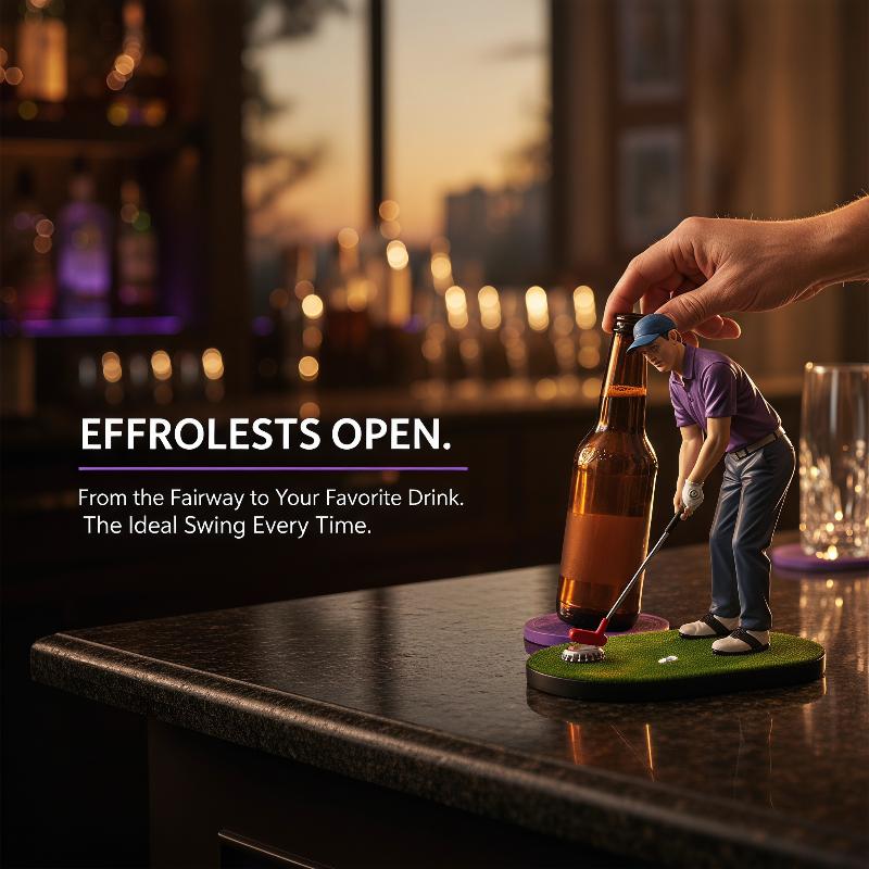 Golfer Figurine Beer Bottle Op - огляд і ціна Kitchen Gadgets For Gifts
