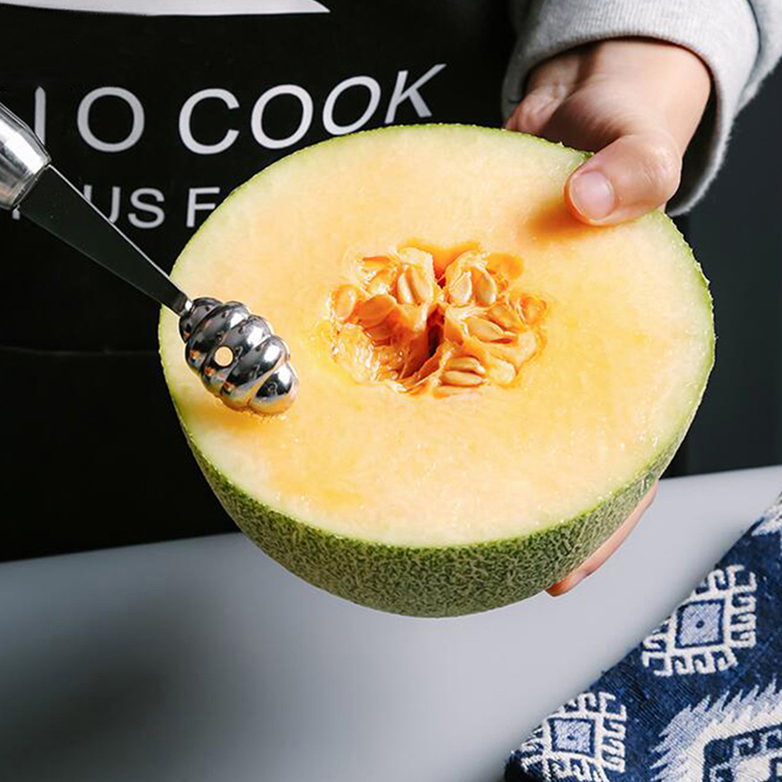 1Pcs Stainless Steel Fruit Sco - огляд і ціна Kitchen Gadgets Usa