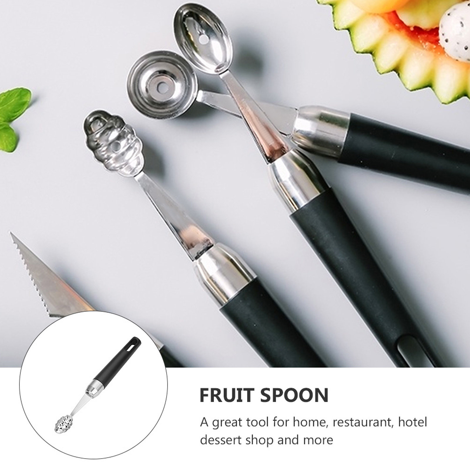 1Pcs Stainless Steel Fruit Sco - огляд і ціна Kitchen Gadgets Usa